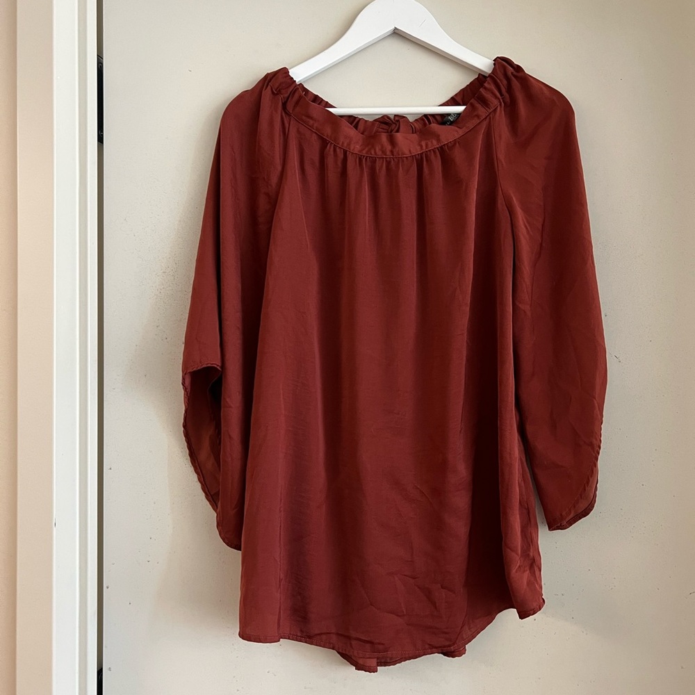 Tru Blue Loose Fitting Tunic Top